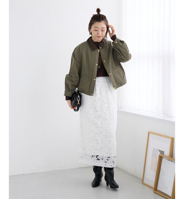  「《手洗い可能》ボートネックリブニット」|ニット・セーター|