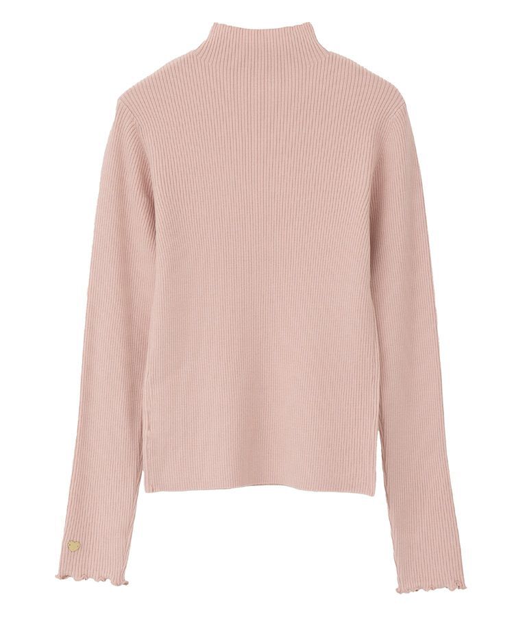 earth music&ecology「ハートプレートリブニットプルオーバー」|ニット・セーター|