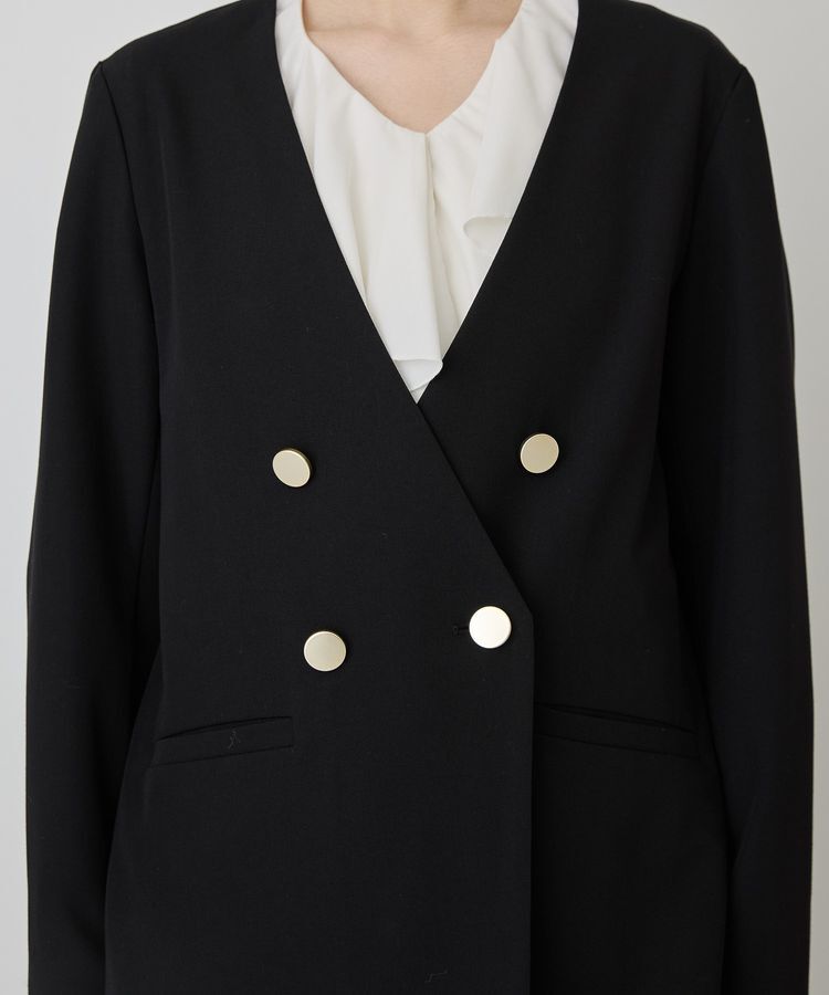 AMERICAN HOLIC「【イージーケア】ノーカラージャケット」|テーラードジャケット|