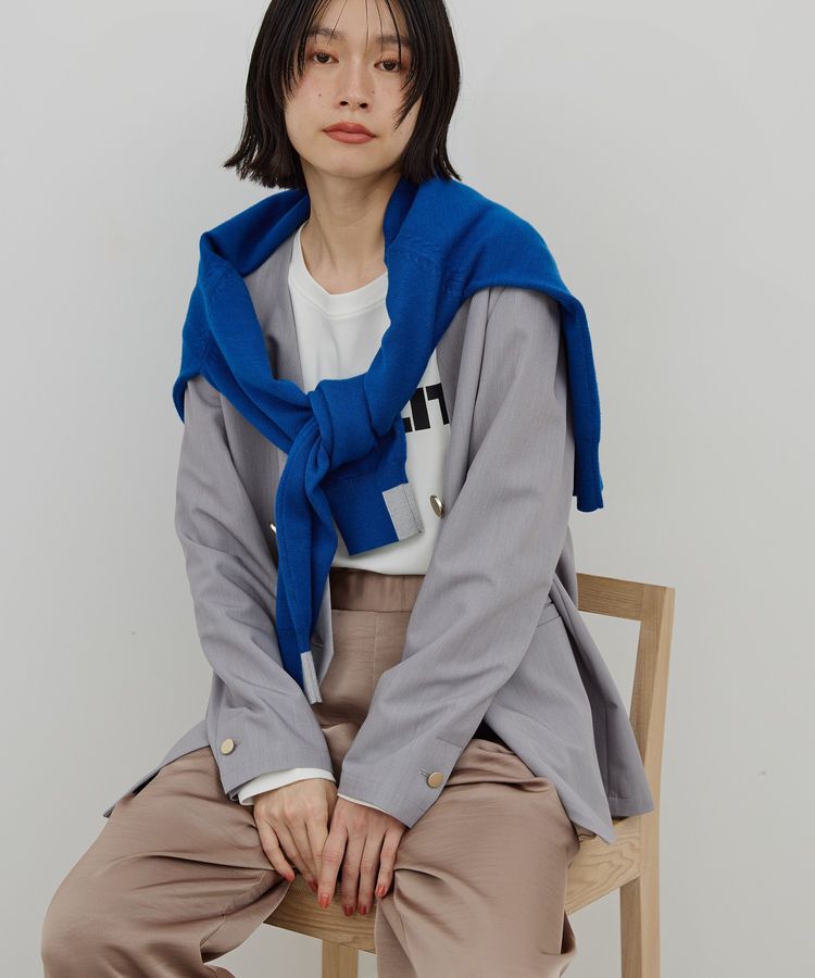 AMERICAN HOLIC「【イージーケア】ノーカラージャケット」|テーラードジャケット|