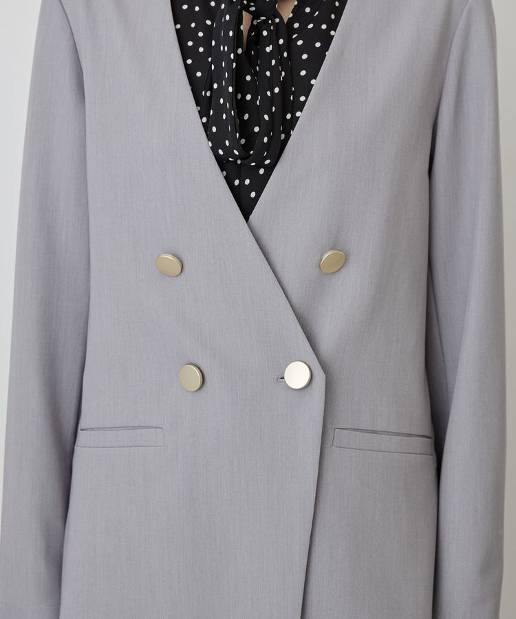 AMERICAN HOLIC「【イージーケア】ノーカラージャケット」|テーラードジャケット|