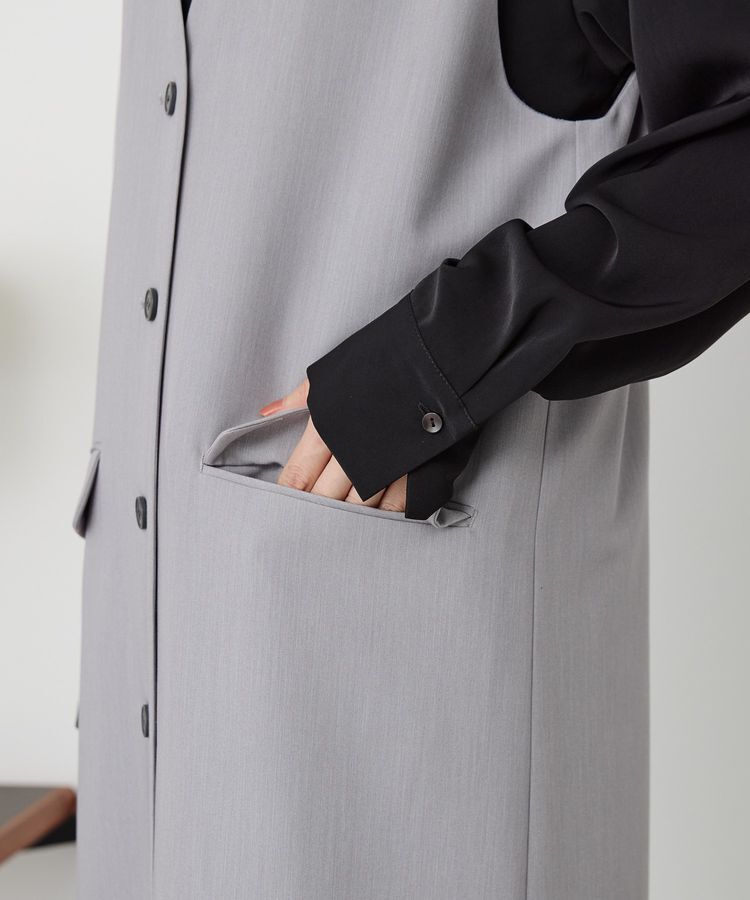 AMERICAN HOLIC「【イージーケア】ジレワンピース」|ワンピース|