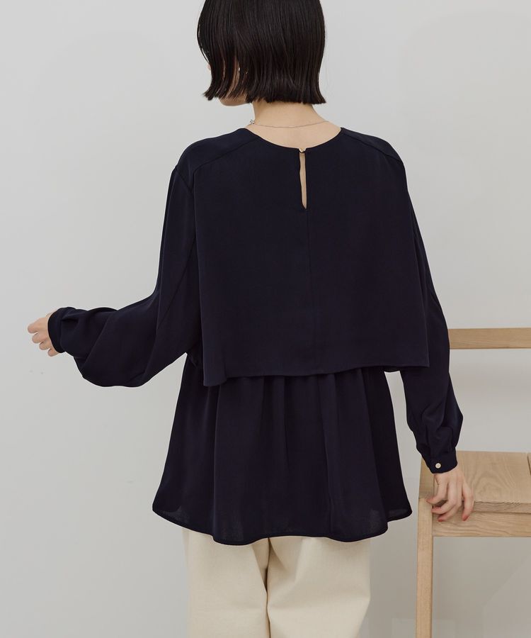 AMERICAN HOLIC「【イージーケア】Wクロスティアードブラウス」|シャツ・ブラウス|