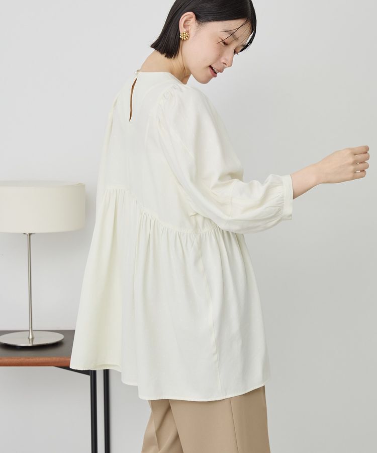 AMERICAN HOLIC「DOTジャガードティアードブラウス」|シャツ・ブラウス|