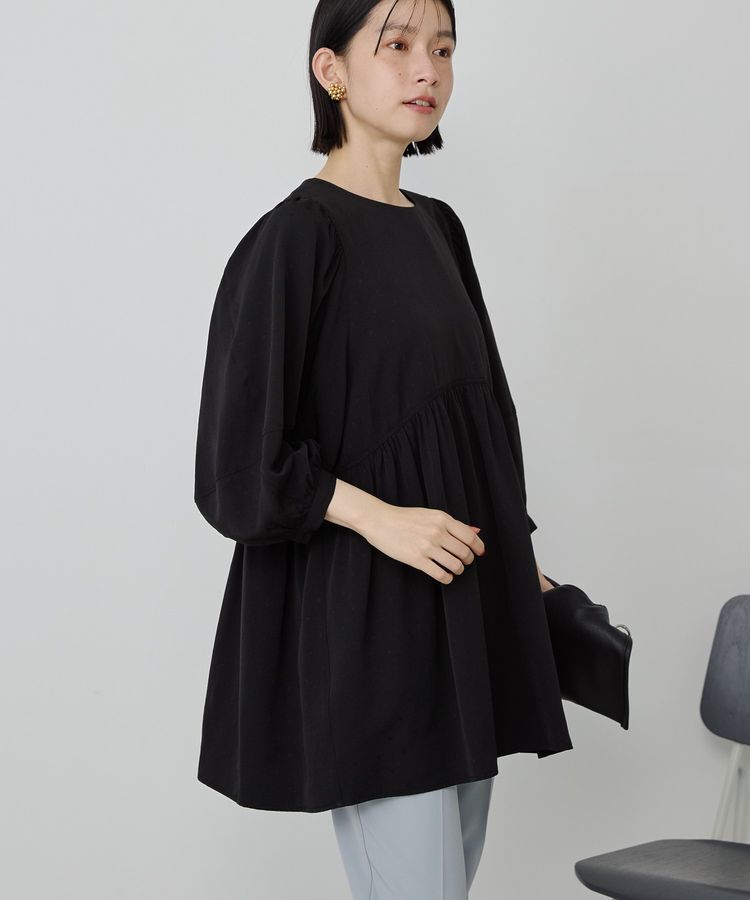 AMERICAN HOLIC「DOTジャガードティアードブラウス」|シャツ・ブラウス|