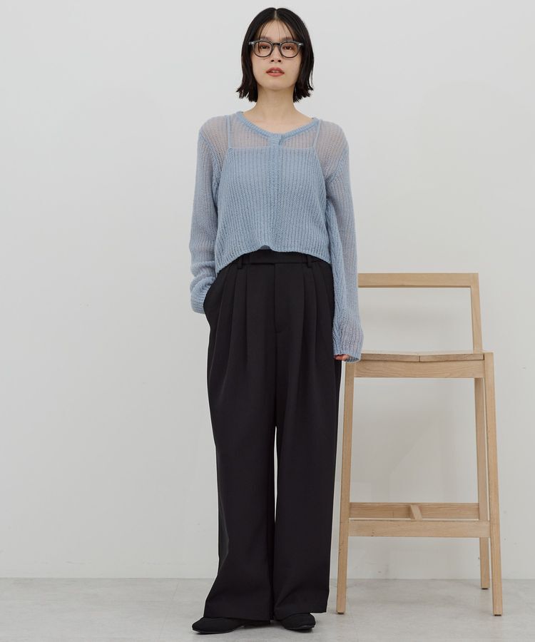 AMERICAN HOLIC「【イージーケア】タックストレートパンツ」|その他|