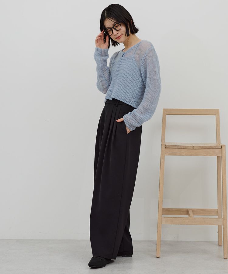 AMERICAN HOLIC「【イージーケア】タックストレートパンツ」|その他|