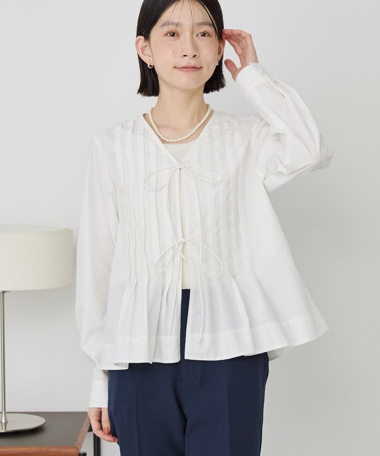 AMERICAN HOLIC「【イージーケア】ピンタックブラウス」|シャツ・ブラウス|