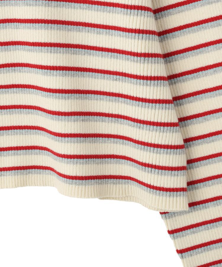 AMERICAN HOLIC「マルチボーダーリブニットカーディガン」|カーディガン|