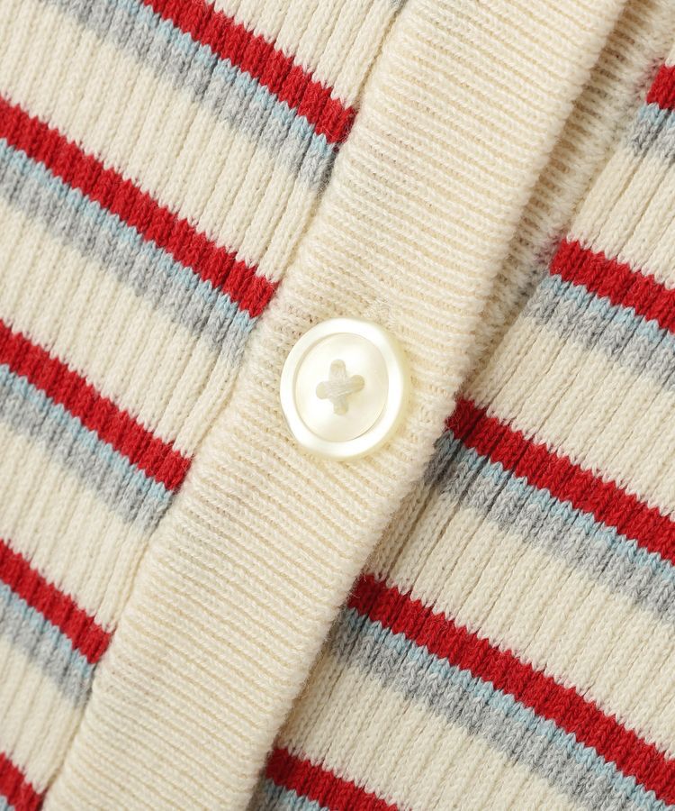 AMERICAN HOLIC「マルチボーダーリブニットカーディガン」|カーディガン|