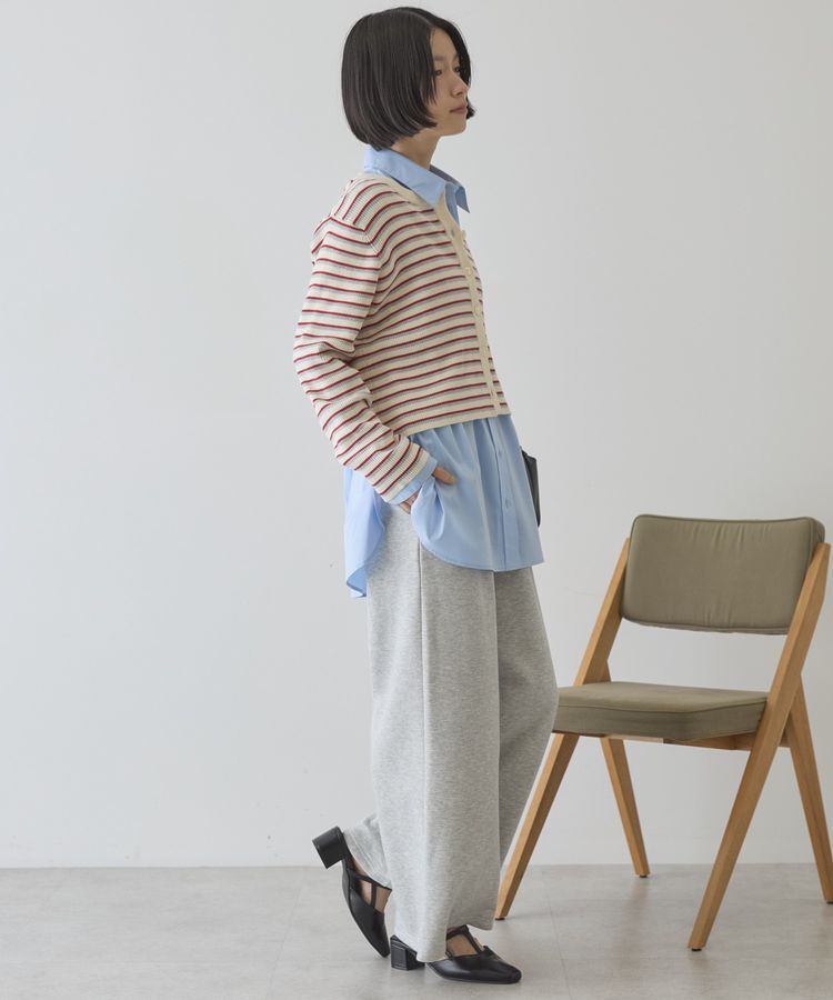 AMERICAN HOLIC「マルチボーダーリブニットカーディガン」|カーディガン|