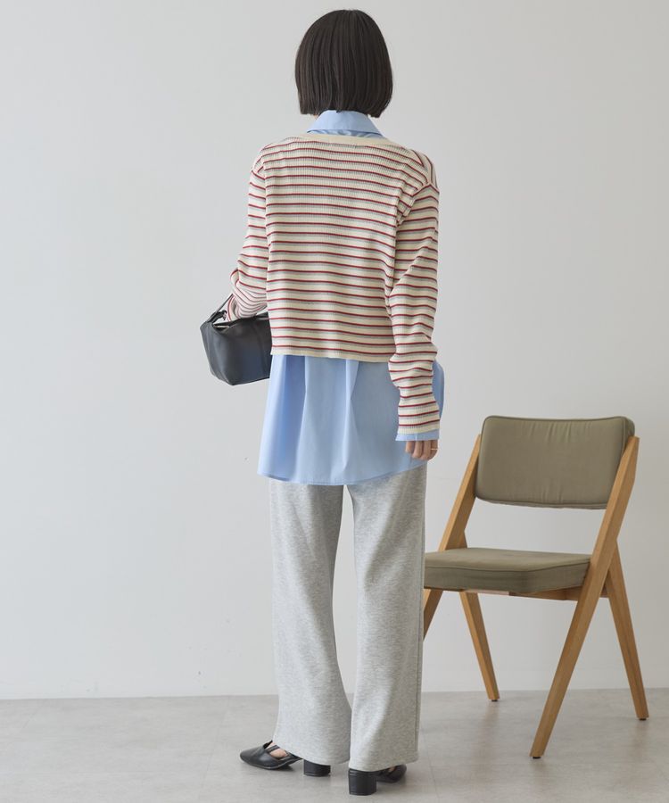 AMERICAN HOLIC「マルチボーダーリブニットカーディガン」|カーディガン|