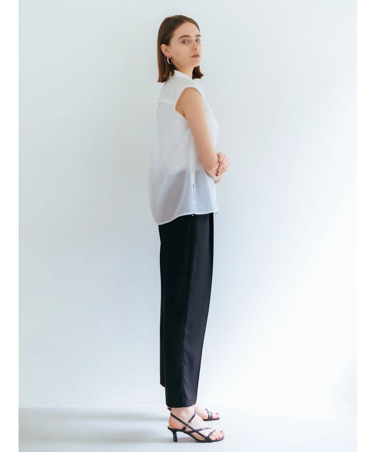 YECCA VECCA「コード刺繍シアーブラウス」|シャツ・ブラウス|