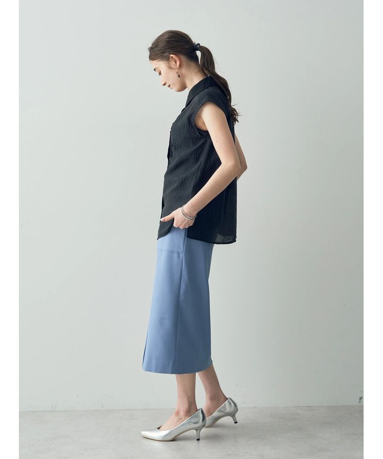 YECCA VECCA「コード刺繍シアーブラウス」|シャツ・ブラウス|