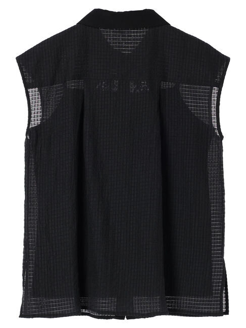 YECCA VECCA「コード刺繍シアーブラウス」|シャツ・ブラウス|