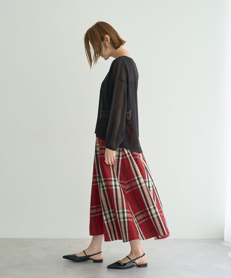 YECCA VECCA「シアーニットプルオーバー」|ニット・セーター|