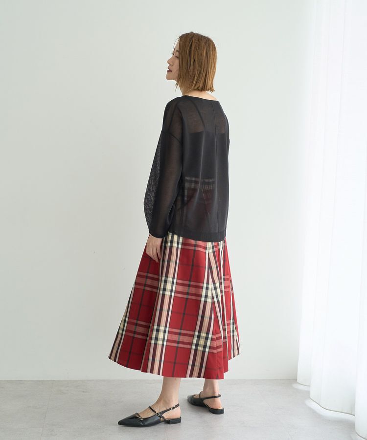 YECCA VECCA「シアーニットプルオーバー」|ニット・セーター|