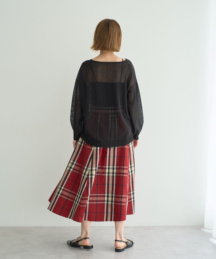 YECCA VECCA「シアーニットプルオーバー」|ニット・セーター|