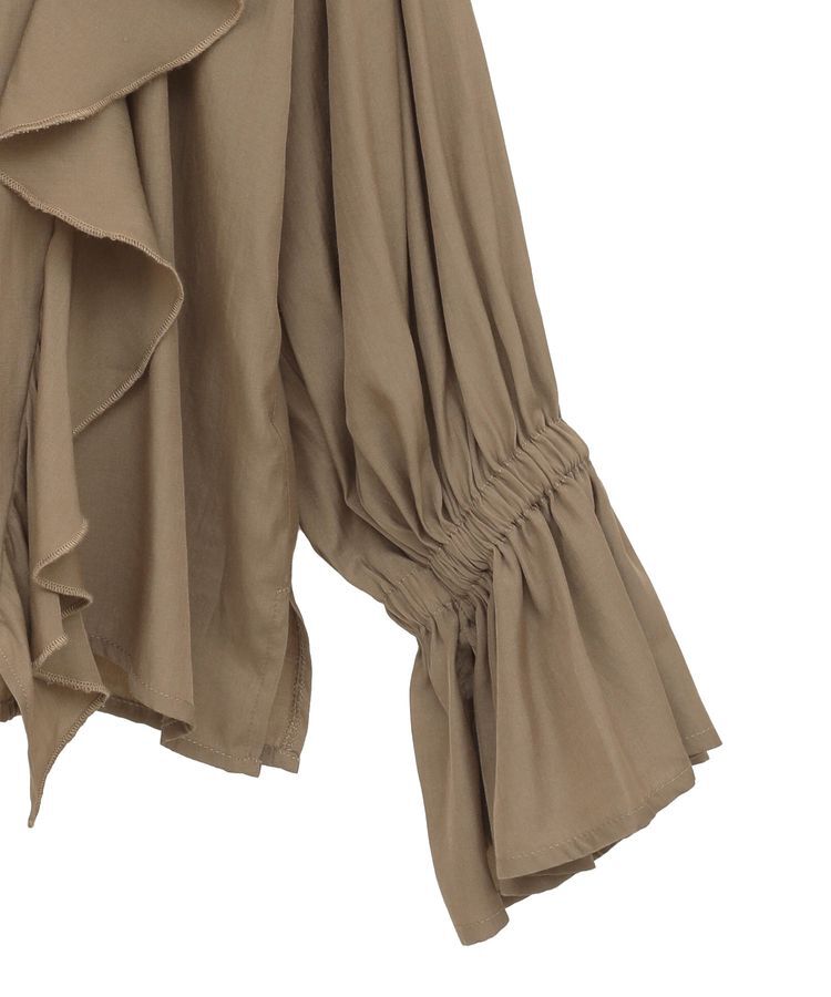 YECCA VECCA「ラッフルリボンロングブラウス」|シャツ・ブラウス|