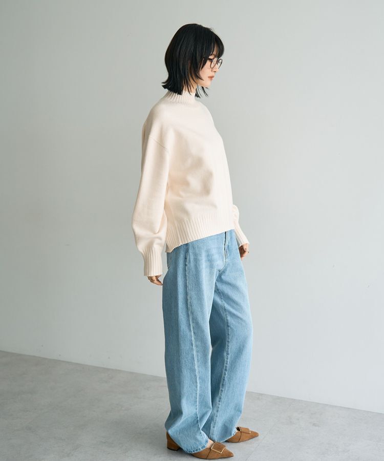 YECCA VECCA「ワイドリブニット」|ニット・セーター|