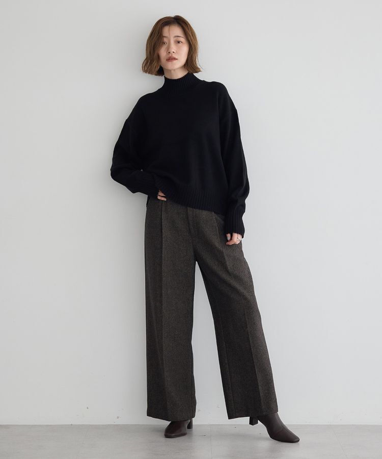 YECCA VECCA「ワイドリブニット」|ニット・セーター|