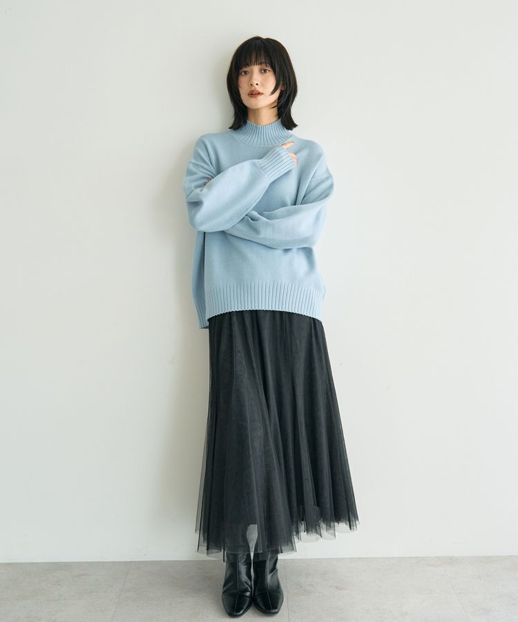 YECCA VECCA「ワイドリブニット」|ニット・セーター|