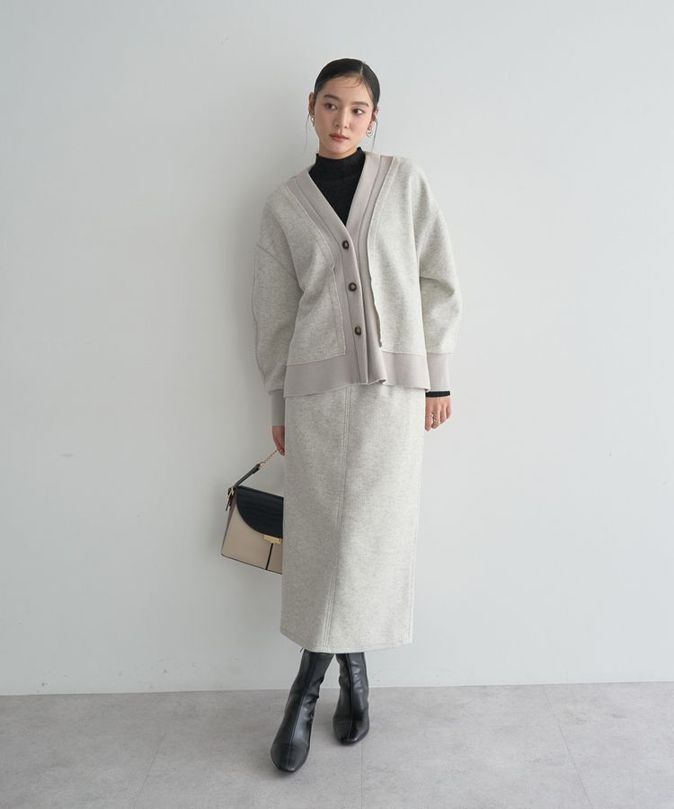 YECCA VECCA「ラメ混ハイネックリブニット」|ニット・セーター|