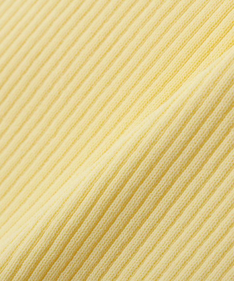 YECCA VECCA「袖釦7分袖リブニット」|ニット・セーター|