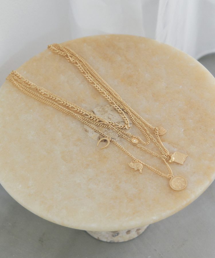 YECCA VECCA「モチーフ4連ネックレス」|ネックレス|