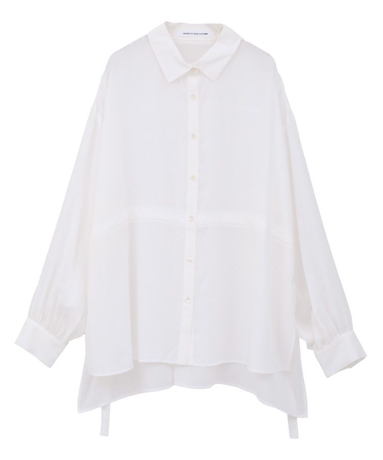 GARAGE OF GOOD CLOTHING「ウエストドロストリボンシャツ」|シャツ・ブラウス|