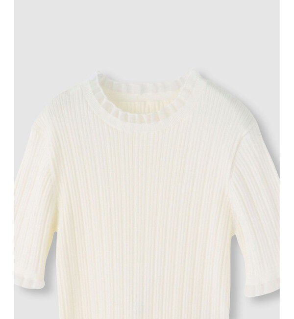 LOULOU WILLOUGHBY「【LOULOU WILLOUGHBY】ハーフチューブラーリブニット」|ニット・セーター|