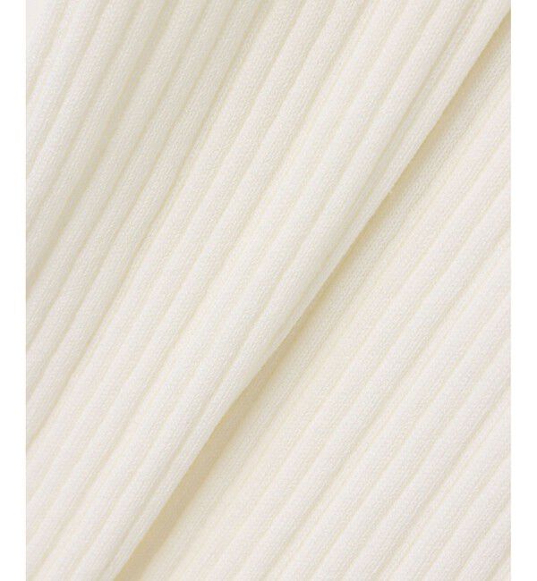 LOULOU WILLOUGHBY「【LOULOU WILLOUGHBY】ハーフチューブラーリブニット」|ニット・セーター|