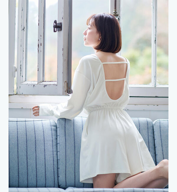 ur's「【小西翼さんコラボアイテム】バックオープンオールインワン/ラッシュガード」|オールインワン|