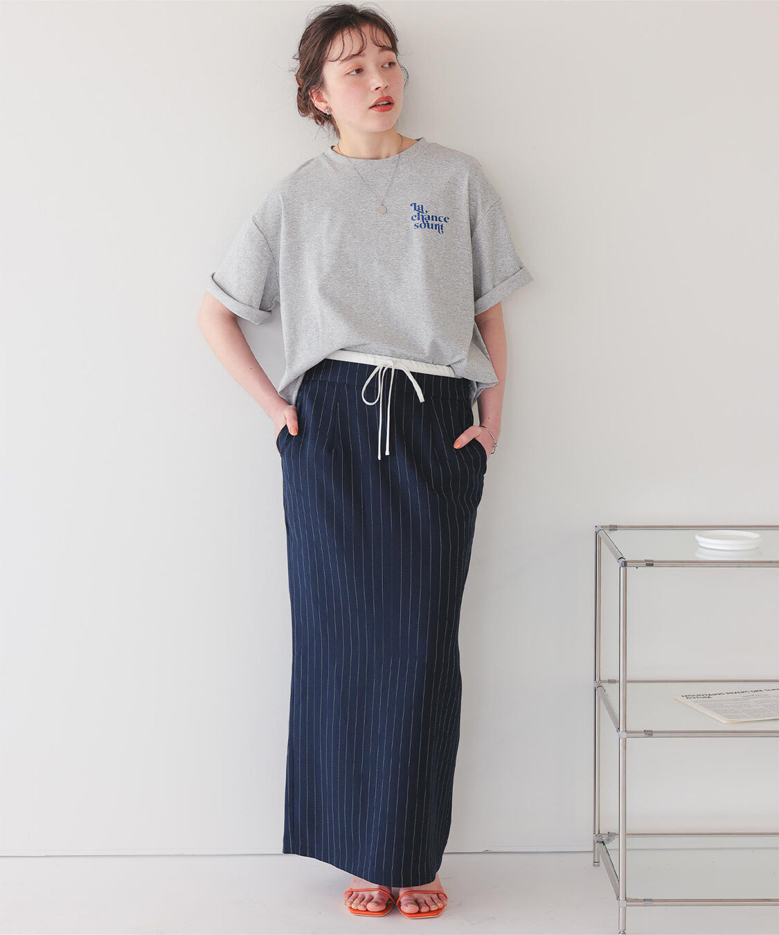 titivate「バックロゴゆるっとTシャツ」|Tシャツ・カットソー|