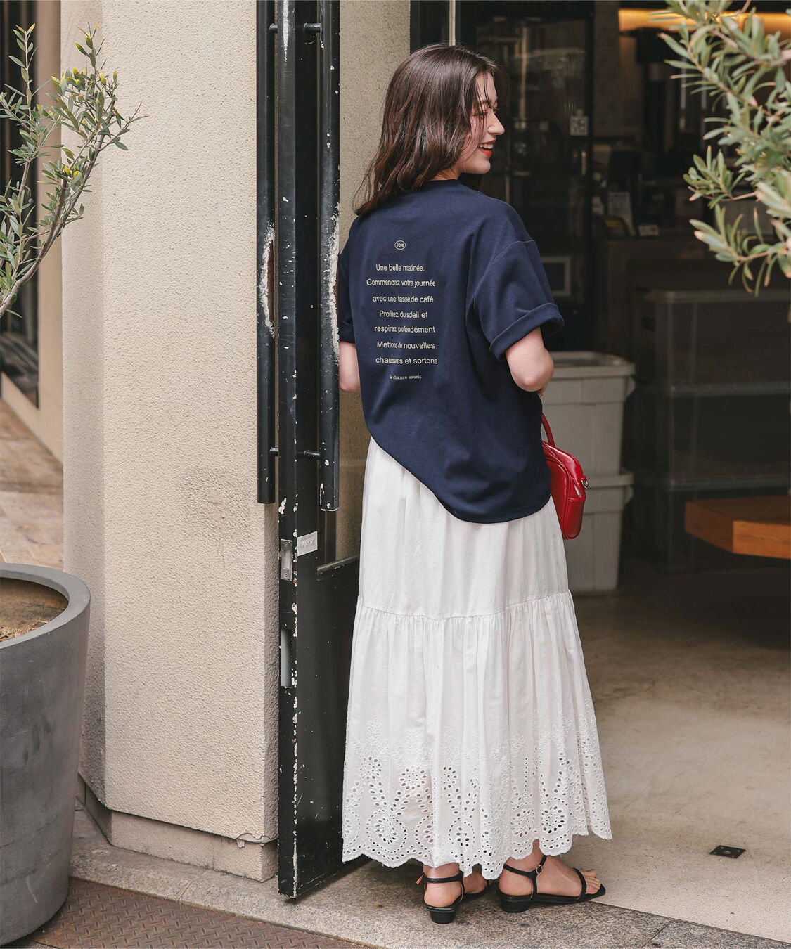 titivate「バックロゴゆるっとTシャツ」|Tシャツ・カットソー|