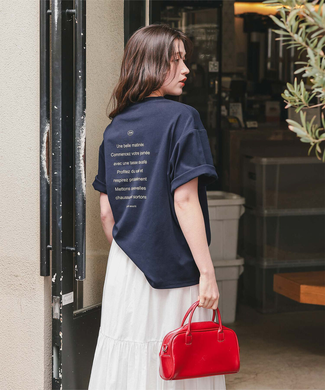 titivate「バックロゴゆるっとTシャツ」|Tシャツ・カットソー|