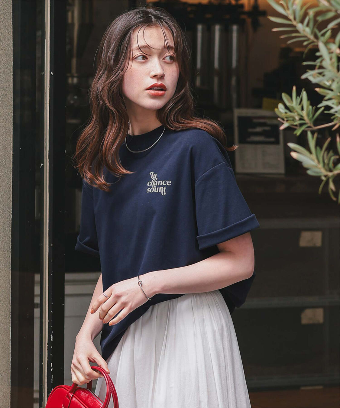 titivate「バックロゴゆるっとTシャツ」|Tシャツ・カットソー|