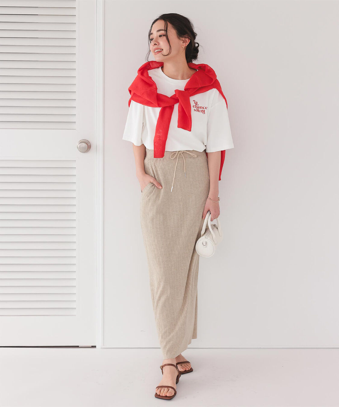 titivate「バックロゴゆるっとTシャツ」|Tシャツ・カットソー|