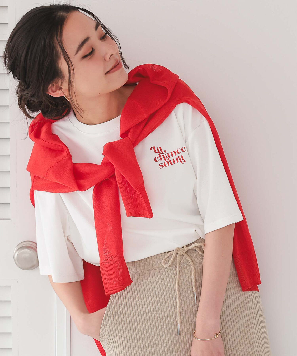 titivate「バックロゴゆるっとTシャツ」|Tシャツ・カットソー|