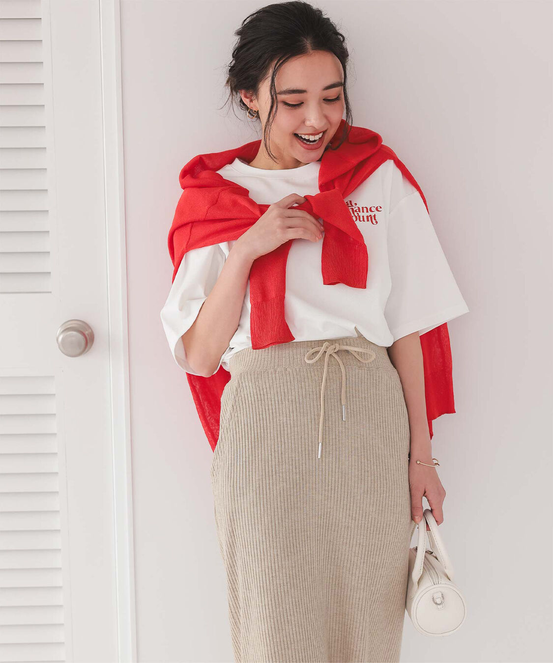 titivate「バックロゴゆるっとTシャツ」|Tシャツ・カットソー|