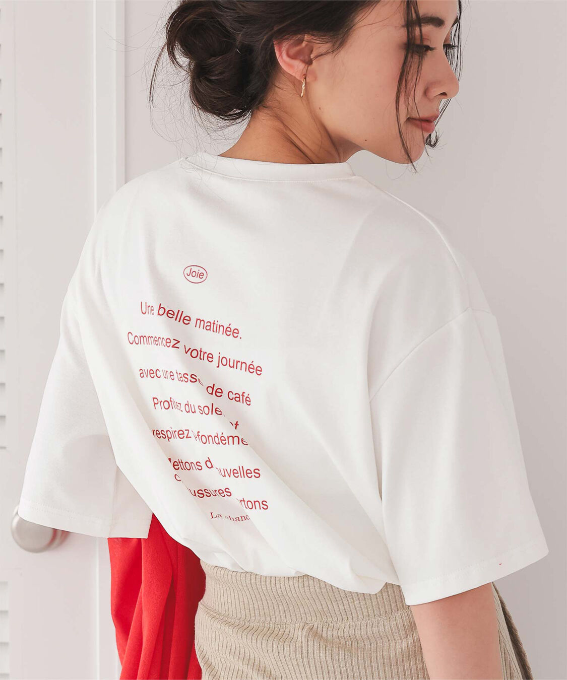 titivate「バックロゴゆるっとTシャツ」|Tシャツ・カットソー|