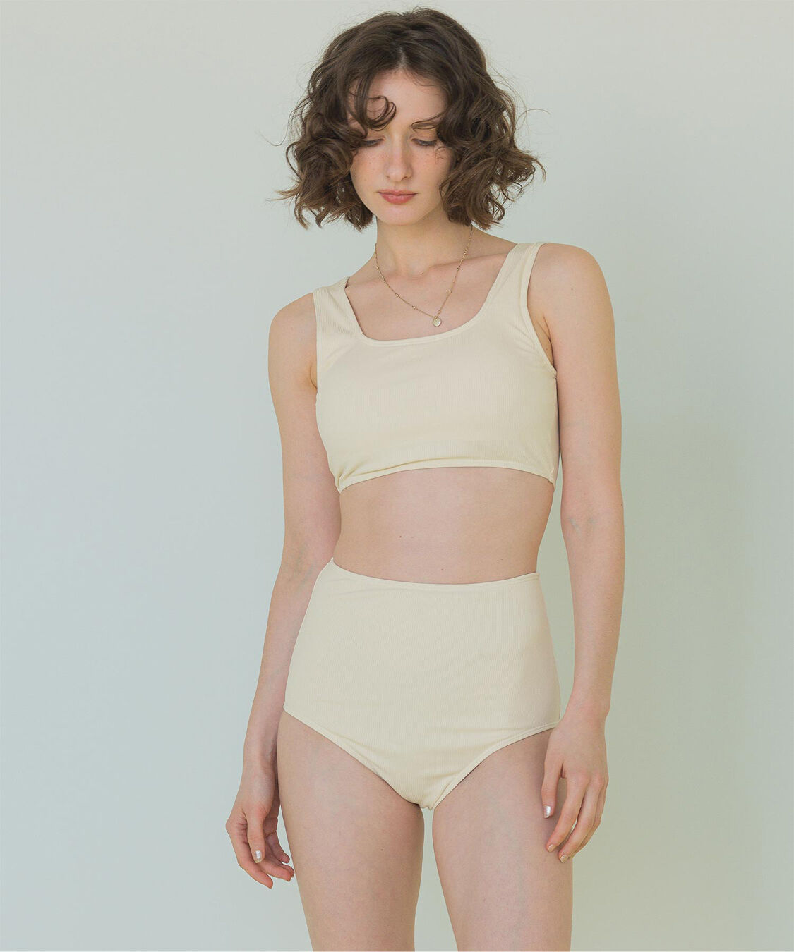 SEA DRESS「4点ｾｯﾄ/ﾍﾑﾗｲﾝﾗｯｼｭｶﾞｰﾄﾞ&times;ﾋﾞｷﾆ/水着」|ビキニ|