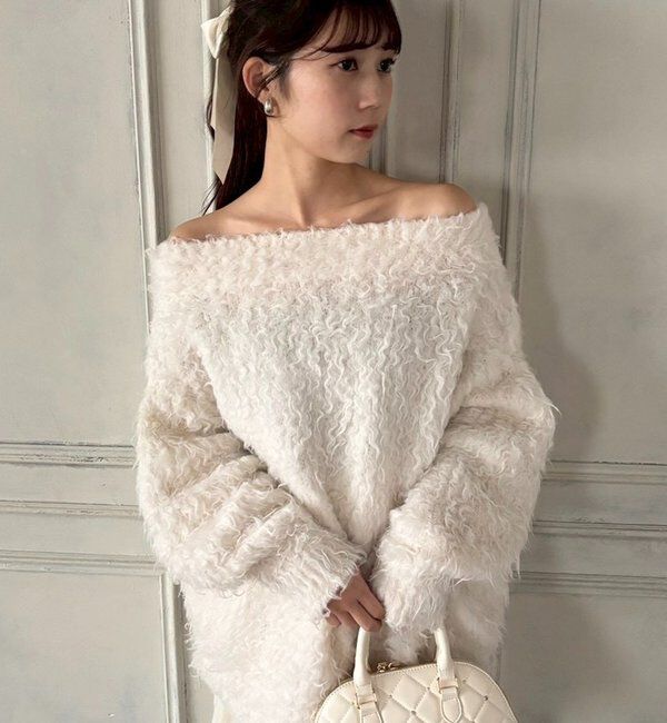  「メリーカールチュニックニット」|ニット・セーター|