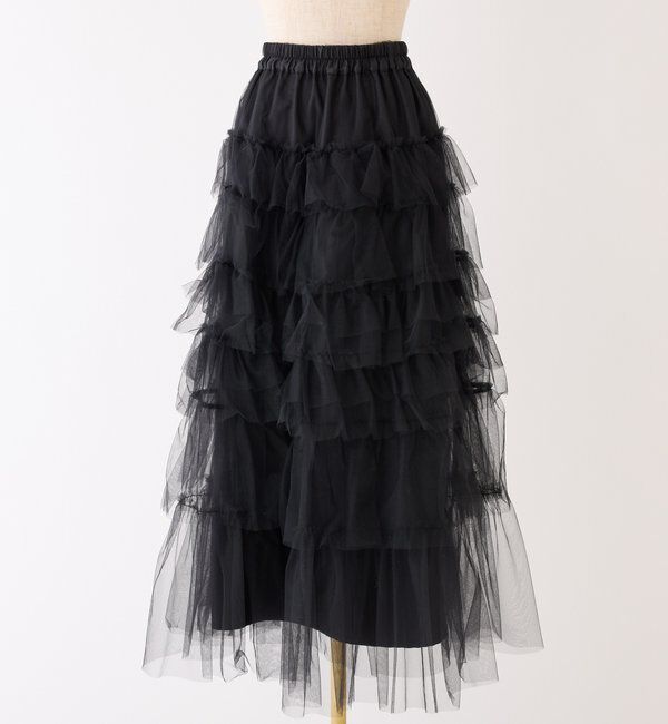  「チュールロングスカート」|スカート|