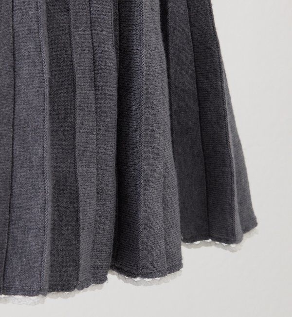  「レースボウタイニットセットアップ」|ワンピース|