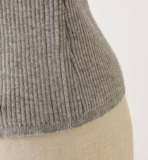  「シャツドッキングレイヤード風ニット」|ニット・セーター|