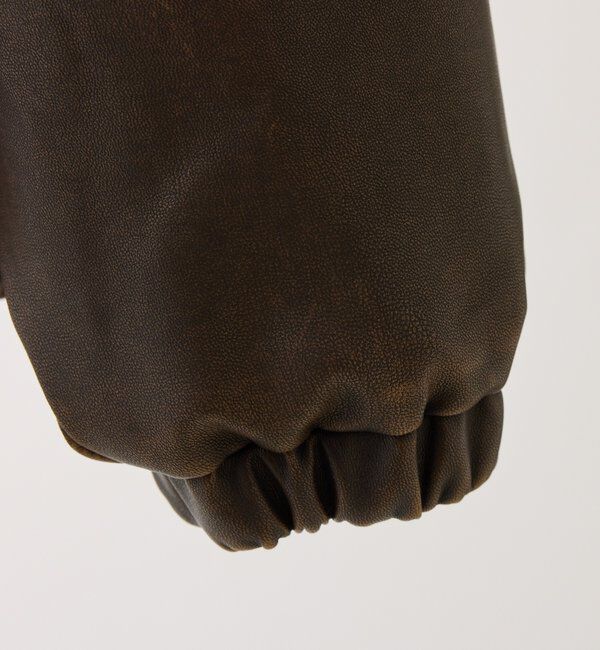  「フェイクレザージャケット」|ダウンベスト・ベスト|