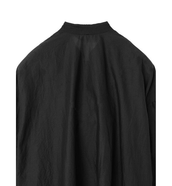 mizuiro ind「mizuiro ind レーススタンドカラーワイドシャツ」|シャツ・ブラウス|