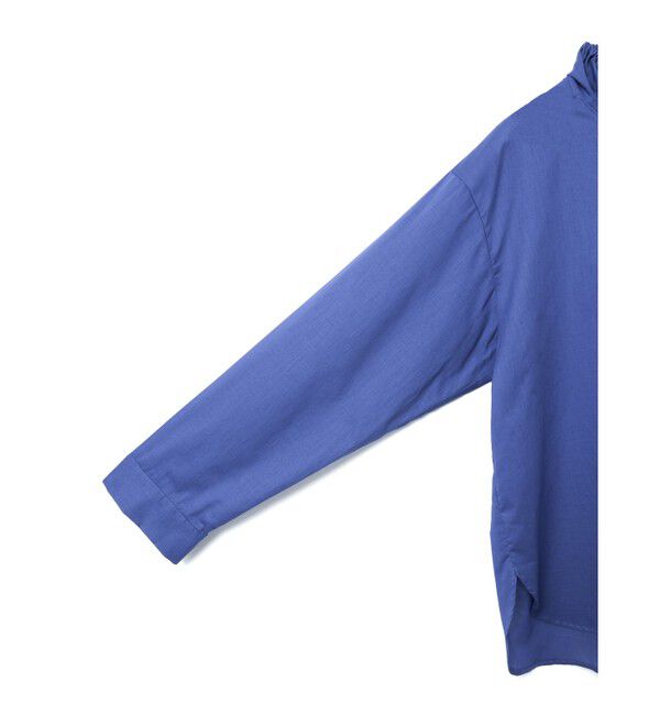 mizuiro ind「mizuiro ind ギャザースタンドカラーシャツ」|シャツ・ブラウス|