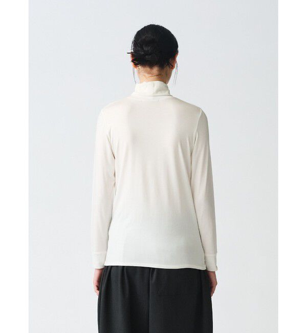 mizuiro ind「mizuiro ind シャツカラーハイネックプルオーバー」|Tシャツ・カットソー|